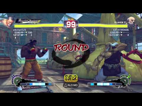 pikotan525 [Dee Jay] vs. km19780606 [Gouken] - PSN SSF4 Arcade Edition