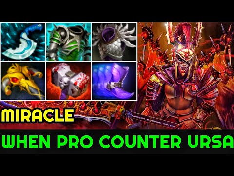 Miracle [Legion Commander] When Pro Player Counter Ursa WTF Game 7.23 Dota 2