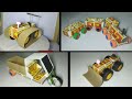 How To Make Matchbox JCB Tractor Train Auto Rickshaw MatchBox JCB Tractor