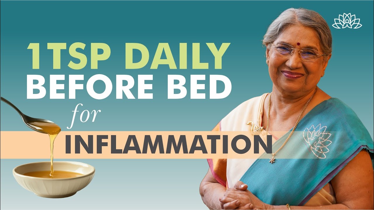 Reduce Inflammation Naturally | 1 tsp Bedtime Remedy for Pain, Bloating & Fatigue | Dr Hansaji