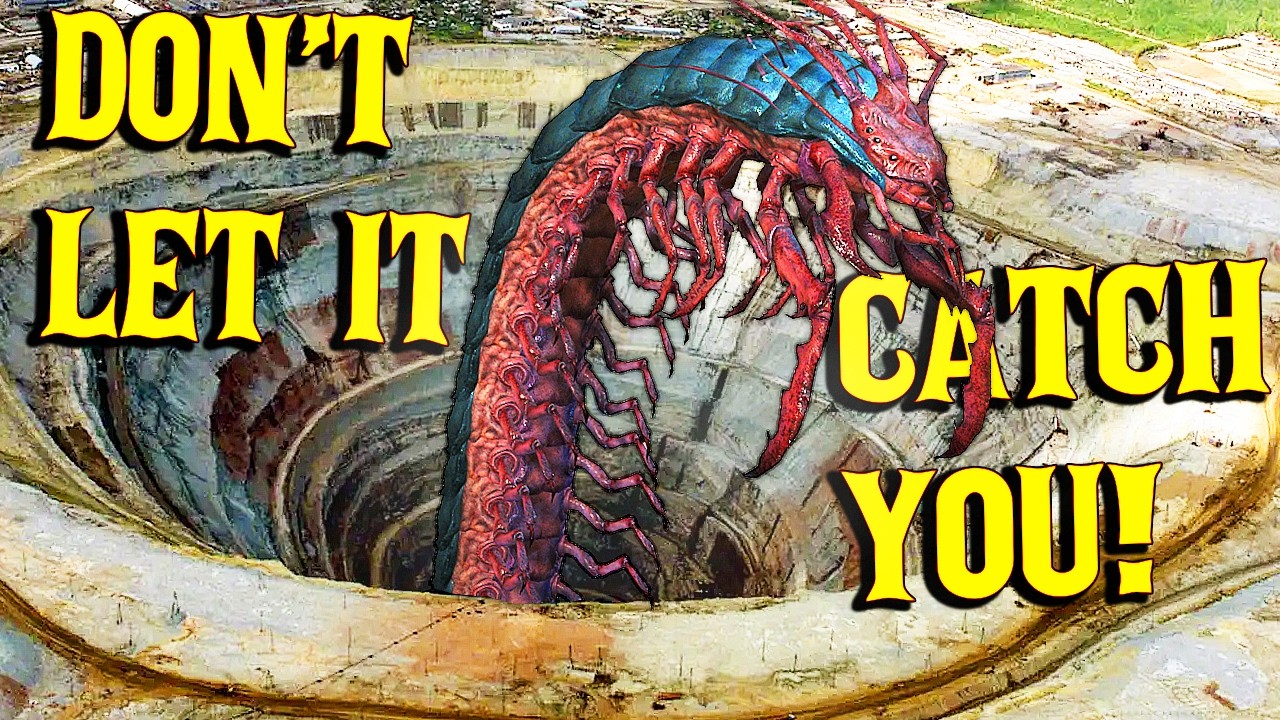 GIANT Centipede Monster Chases You Down A Massive Hole