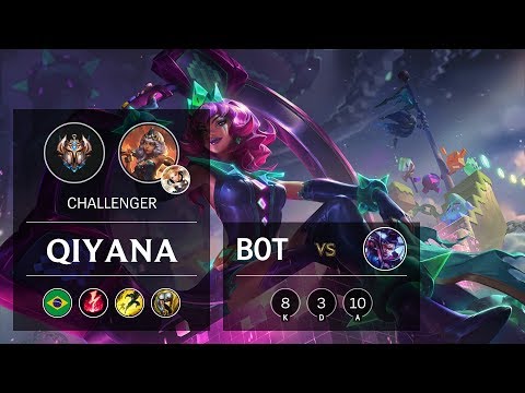 Qiyana Bot vs Vayne - BR Challenger Patch 9.18