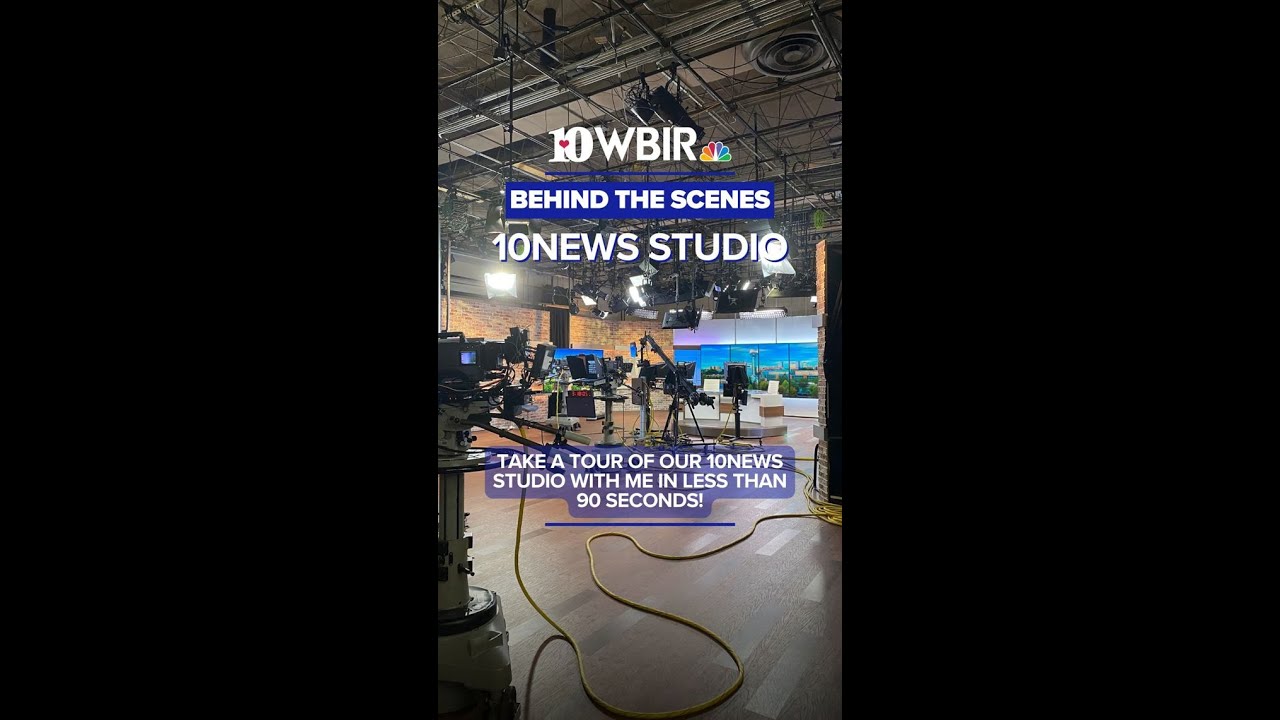 10News Behind the Scenes: Tour of the news studio