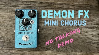 Video thumbnail for Demon FX Mini Chorus (clone of the Analogman Mini Chorus) (No talking sound demo) by Federico Kajganić