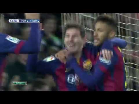 Lionel Messi Goal (2-1) vs Espanyol (Home) (La Liga) 14-15 HD 720p