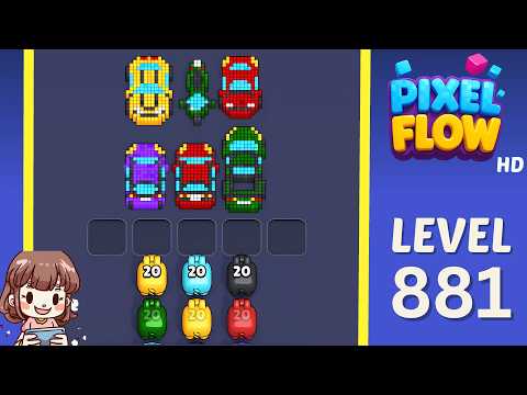 Pixel Flow Level 881 Walkthrough