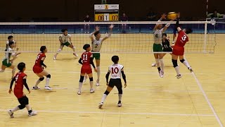 【2025近畿大会・準決勝】四天王寺 vs 氷上　第１セット＜女子バレーボール＞