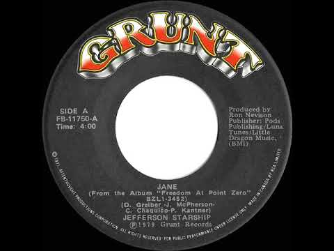 1980 HITS ARCHIVE: Jane - Jefferson Starship (stereo 45)