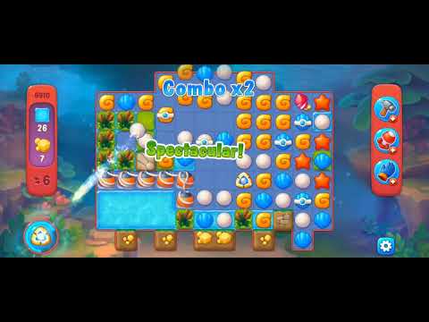 Fishdom Hard Level 6910 @choraelmin