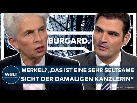 ANGELA MERKEL: "Eine seltsame Sicht der damaligen Kanzlerin" Strack-Zimmermann bei Burgard.