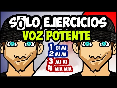Solo ejercicios - Voz potente 1-2-3-4 - Rutina diaria