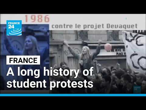 From Mai 68 to 2026: France’s long student protests tradition