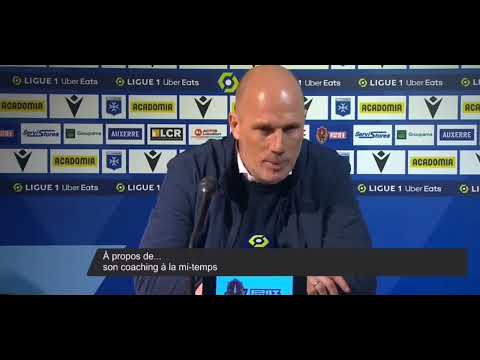 AJ Auxerre - AS Monaco Réactions d'après match /ligue 1 résumé 2023