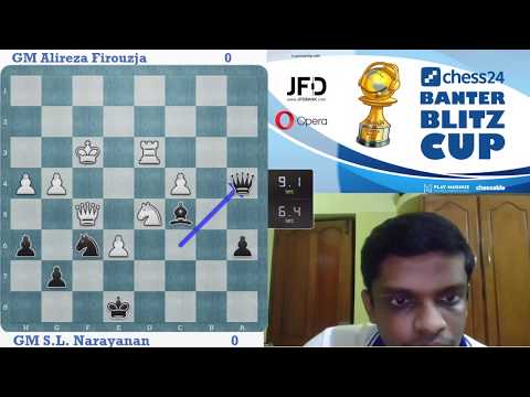 Narayanan.S.L vs. Alireza Firouzja | Banter Blitz Cup