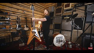 Video thumbnail for Epiphone 1958 Korina Flying V Guitar | Gear Talk Chez Steve Hill #7 by Steve Hill