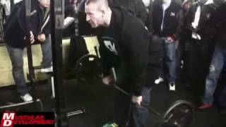 Dorian Yates demonstrating bent over Barbell Row