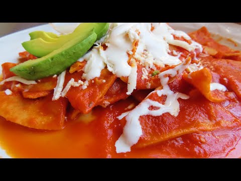 Mexicanísimos Chilaquiles Rojos ¡Inigualables!
