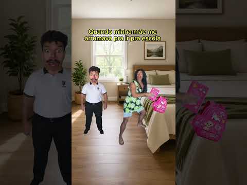 Quando minha mãe me arrumava pra ir pra escola