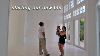 we have news……(empty house tour + the tea on everything)