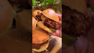 Cripsy chicken burger 🍔 || food network