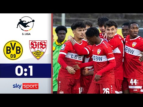 VfB macht einen riesen Schritt! | Borussia Dortmund II - VfB Stuttgart II | Highlights - 3. Liga