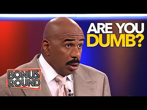 DUMB Family Feud Answers That BROKE Steve Harvey!