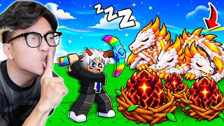 BI HUỲNH ĐẬP TRỨNG VÀ BẮT PET RỒNG TRONG ROBLOX