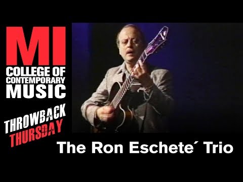 The Ron Escheté Trio Throwback Thursday From the MI Library