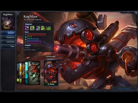[SKIN SPOTLIGHT] Stahlkrieger Kog Maw (HD-German) - Haschi