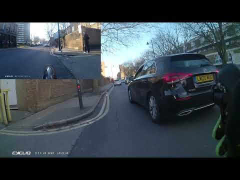 LM20MUE - Pointless & Dangerous Mercedes Close Pass - Police Action Taken