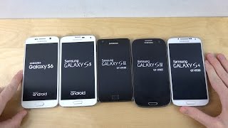Samsung Galaxy S6 vs. Galaxy S5 vs. Galaxy S4 vs. Galaxy S3 vs. Galaxy S2 - Which Is Faster? Samsung Galaxy S6 vs. Galaxy S5 vs. Galaxy S4 vs. Galaxy S3 vs. Galaxy S2 - Which Is Faster?