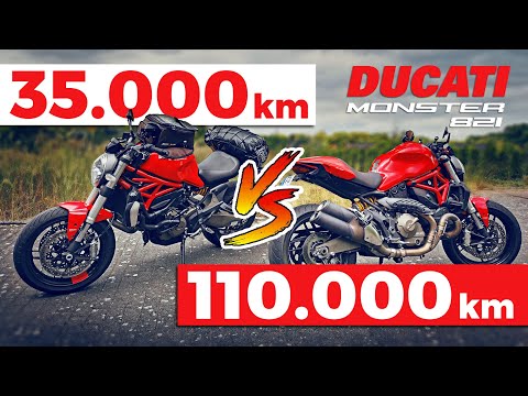 Das machen 110.000 km mit der Ducati Monster 821