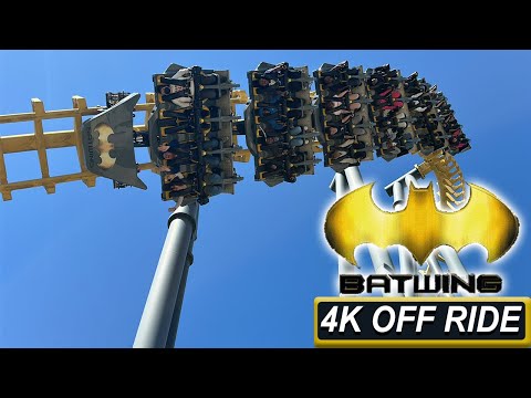 Batwing (4K OFF Ride POV)- Six Flags America, Bowie, MD