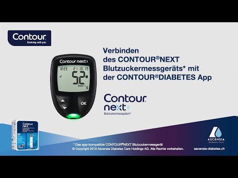 Verbinden Sie das CONTOUR NEXT Messgerät |mit der CONTOUR DIABETES App | mmol/L| Schweiz (de_CH)