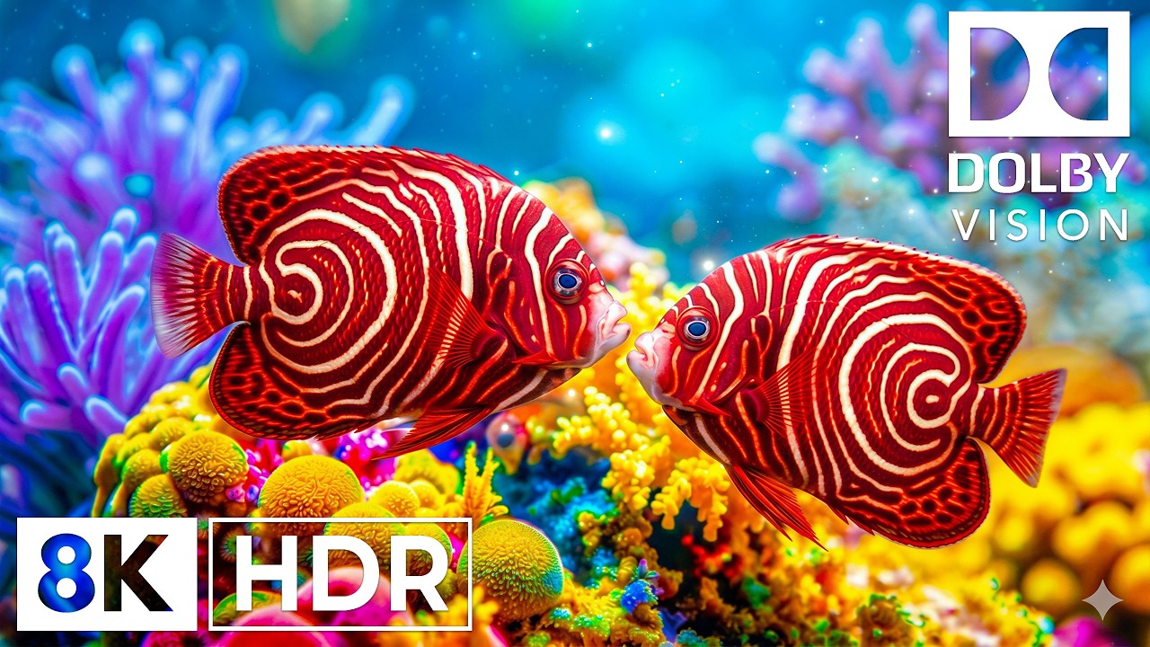Tranquil Underwater Creatures in 8K HDR | Dolby Vision™