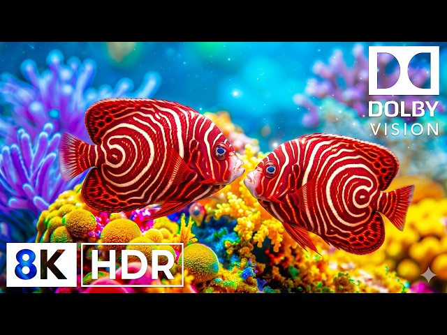 Tranquil Underwater Creatures in 8K HDR | Dolby Vision™