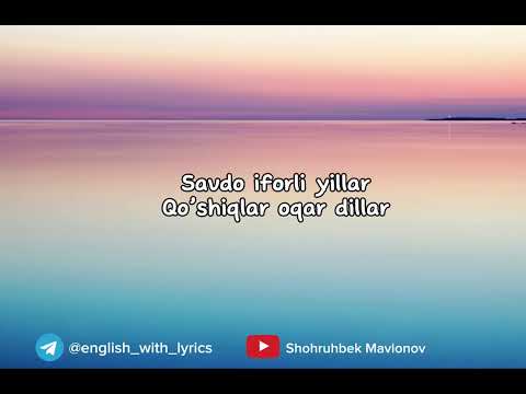 Jahongir Otajonov - Happy birthday (Bugun tug'ilgan kunim) (Lyrics video)