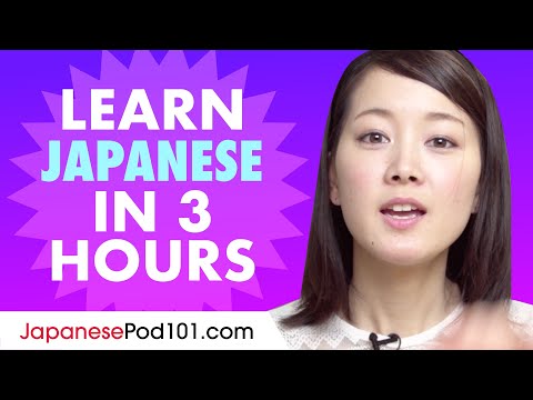 Learn Japanese in 3 hours - ALL the Japanese Basics You Need in 2020