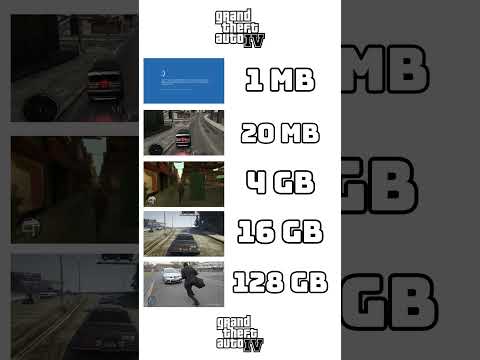 GTA 4 2GB RAM VS 4GB RAM VS 8GB VS RAM VS 16GB RAM #pcbuild #pc #pcgaming #gamingpc #gpu #graphics