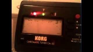 Video thumbnail for Korg  Chromatic Tuner CA-30 by Lionel Albert