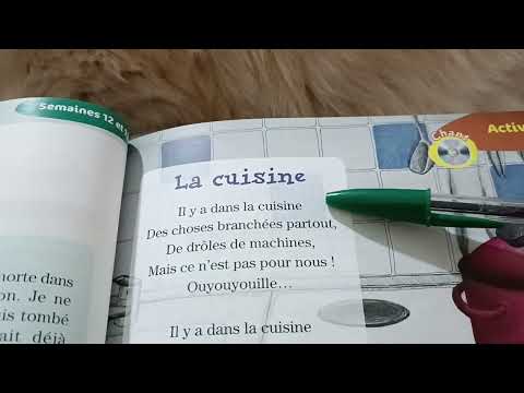 Poème.La cuisine.Le nouveau vivre le français CE2