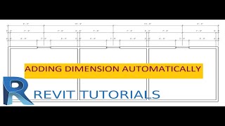 Adding Dimension Automatically for wall and opening in Revit