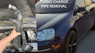 How To Remove Turbo Intercooler Pipe. Jetta TDI 06.