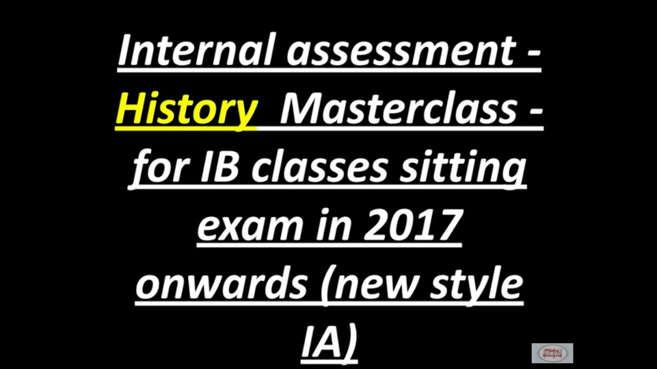 IB History IA (Internal Assessment) Masterclass