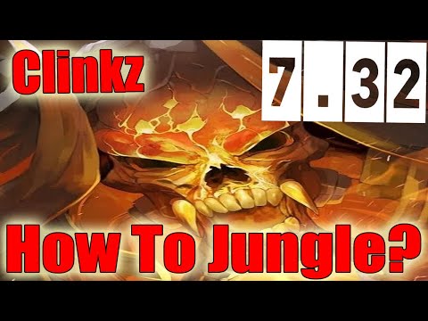 DoTa 2 How To Jungle Clinkz Patch 7.32 irg Comeback