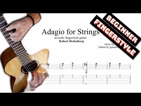 Adagio For Strings Tab - Acoustic Fingerstyle Guitar Tabs (Pdf + Guitar  Pro) - Gtdb Videos Gtdb.Org