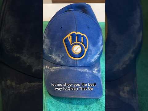 How to Clean Sweaty and Dirty Hats #howto #cleaningtips #cleaning