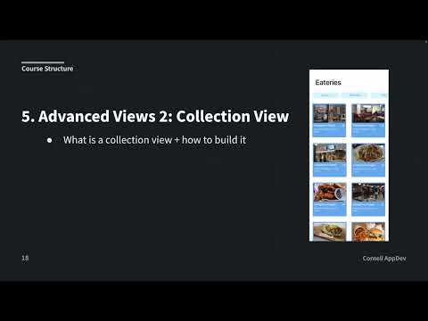 Intro to iOS Development: Lecture 1 - Course Layout