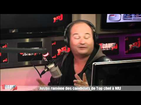Justin ramène des candidats de Top chef - C'Cauet sur NRJ