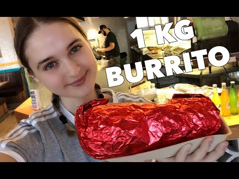 GIRL EATS 1 KG BURRITO IN LESS THAN 100 SECONDS